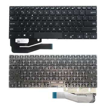 аксессуары для ноутбуков Клавиатура для ноутбука на американском и английском языках без рамки для asus TP410U TP401C TP461U черный