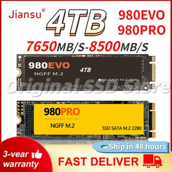 980 Evo Plus 980PRO M.2 2280 SSD 4 ТБ 1 ТБ 2 ТБ Nvme Pcie Твердотельный накопитель для Настольных ноутбуков TLC PC PS4 PS5 Ssd Nvme M2