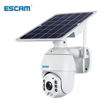 ESCAM QF280 1080p Wifi Версия, Солнечная камера безопасности, Наружное наблюдение, водонепроницаемая камера видеонаблюдения, Умный дом, двусторонний голос