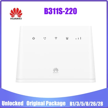 Разблокированный Новый Huawei B311 B311s-220 3G 4G LTE CPE Маршрутизатор Беспроводной Мобильный WiFi с Антенной PK B310s-22 B315s-22 B593