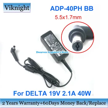 Оригинальное зарядное устройство DELTA 19V 2.1A 40W AC ADP-40PH BB ADP-40PH AB FSP040-RAB Для монитора ACER ASPIRE ONE D255 532H S240HL