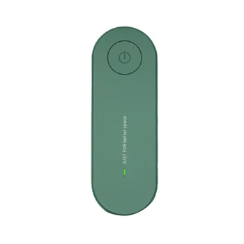 Подключаемый очиститель Мини-ионизатор для удаления дыма, портативный дезодоратор зеленого цвета, штепсельная вилка ЕС