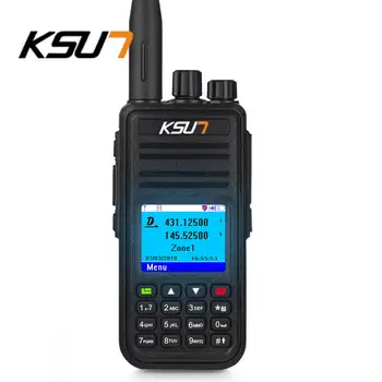 KSUN X-DM9 DMR Радио Цифровая портативная рация GPS DMR Любительское радио Amador 5 Вт DMR УКВ Двухдиапазонный Совместим с Mototrbo/TYT DMR