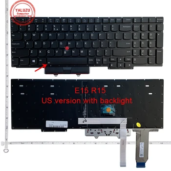 Новинка для клавиатуры с подсветкой Thinkpad E15 SN20U64129-01, клавиатура для ноутбука из США