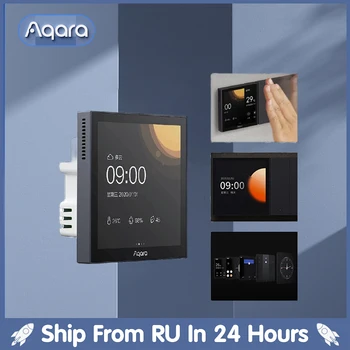 Aqara Smart Scene Panel Switch S1 Zigbee 3,0 3,95 дюймов IPS Цветной сенсорный экран Приложение 