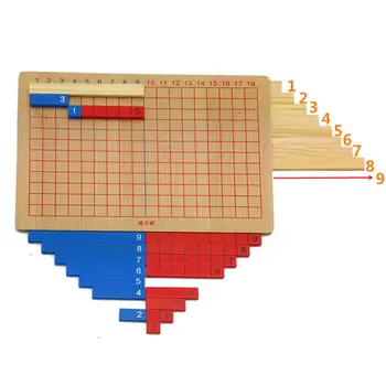 Деревянная игрушка Монтессори для математического сложения и вычитания Для детей раннего возраста