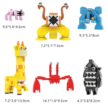 Третий сезон Сад Банбана Мини-версия Монстров Набор Строительных Игрушек DIY Креативные игрушки Блоки для Детского подарка