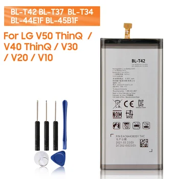 Сменный аккумулятор телефона BL-45B1F BL-44E1F BL-T34 BL-T37 BL-T42 Для LG V10 V20 V30 V40 V60 2018 Версии V50 ThinQ 5G