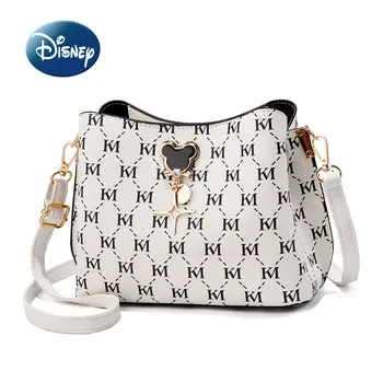 Disney Mickey Новая Женская сумка Люксовый Бренд, Мультяшная Женская сумка с Надписью, Модный Тренд, Женская сумка через плечо на одно плечо