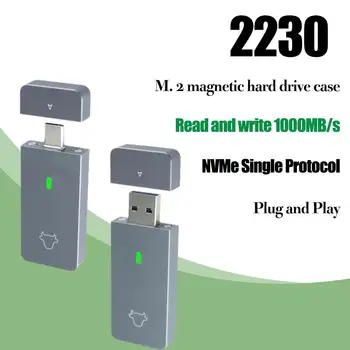 2230 2242 M.2 NVMe Корпус NVMe к USB адаптеру Gen M2 M.2 PCIe Box SSD Корпус 10 Гбит/с USB3.1 2 V3D5