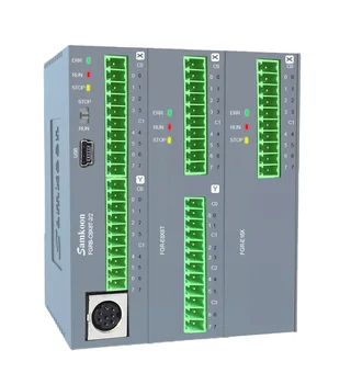 Оригинальный промышленный ПЛК-контроллер Samkoon с 32-разрядным высокопроизводительным процессором, мини-программируемый логический контроллер