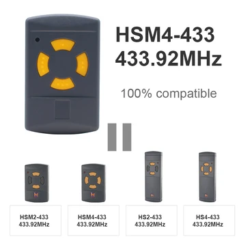 Клон HORMANN HS2 HS4 HSM2 HSM4 Гаражное Управление 433,92 МГц с Фиксированным/обучающим Кодом Ручной Передатчик Для Открывания Ворот