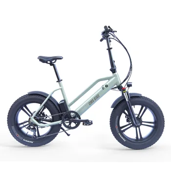 20-дюймовый Электрический велосипед с Электроприводом, Внедорожная Литиевая батарея, Электромобиль для снега, гор, пляжа и толстых шин
