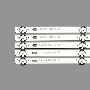 (Новый комплект) 10 шт./компл. светодиодный индикатор Stip для LIG 55UJ630V 55UJ634V 55UJ635V 55UJ6300 55UJ63_UHD_A 55UJ63_UHD_B 55LJ55_FHD_A 55LJ55_FHD_B
