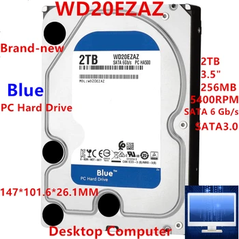 Новый Оригинальный жесткий диск для WD Brand Blue 2 ТБ 3,5 