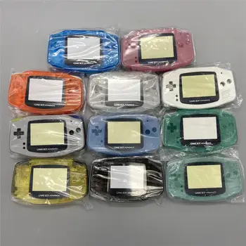 10 шт. в партии Пластиковый корпус, полный комплект, чехол для замены Gameboy Advance для GBA