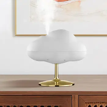 Устройство для создания холодного тумана, Туманообразователь, настольная лампа в форме облака, регулируемый по USB Диффузор эфирного масла, Увлажнитель воздуха для ночлега в домашнем офисе