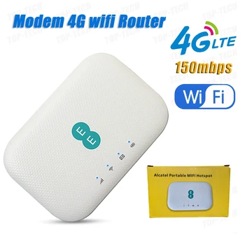 Alcatel EE71 4G Wifi Роутер 300 Мбит/с 2150 мАч Power Bank Micro USB Модем 4g Sim-Карта Портативная Беспроводная Точка Доступа Карманный WiFi