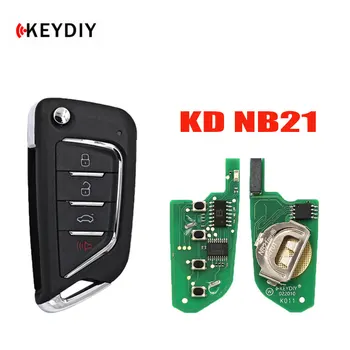 KEYDIY NB21 Автомобильный Дистанционный Ключ NB21-3/4 KD Автомобильные Ключи 3/4 Кнопки для KD900/KD-X2 Ключевой Программатор Серии NB Автомобильный Ключ с Дистанционным управлением