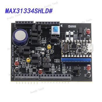 MAX31334SHLD # EVKit для RTC со сверхнизким энергопотреблением со встроенным выключателем питания и резервным аккумулятором, MAX31334