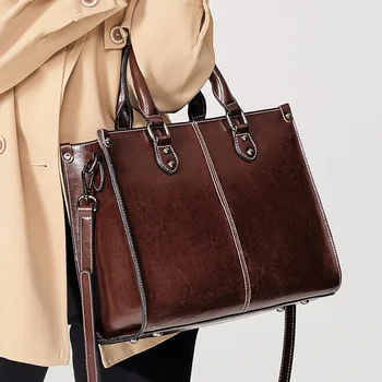 Роскошные Кожаные Женские сумки на одно плечо, сумки-мессенджеры, Офисные Женские кожаные сумки-мессенджеры