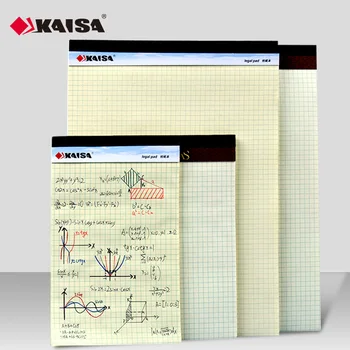 Kaisa Square Paper Legal Pad A4 A5 Notebook Желтый Разрываемый блокнот Сетка координат