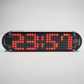 【Уже припаян】 Высокоточные настольные часы DS3231 со светодиодной матрицей и креативным дисплеем, готовый комплект 